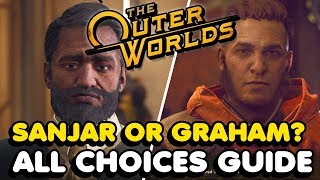 The Outer Worlds - Give The Module To Graham Or Sanjar Choice? (Peace In Our Time Missable Trophy)