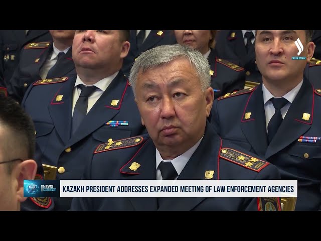 Казакстандын президенти укук коргоо органдарынын кеңейтилген коллегиясынын отурумунда сөз сүйлөдү