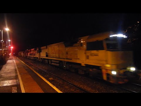 Aurizon/QR National Loaded Grain 6KQ6 powers through Glenalta - 08/05/2020