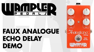 Video thumbnail for Wampler - Pedals Faux AnalogEcho Delay Demo at GAK by GAK