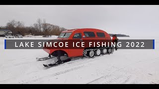 Ice Fishing Lake Simcoe Jumbo Perch