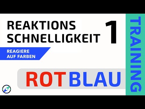 Reaktionstraining 1 - Schnell auf Farben reagieren