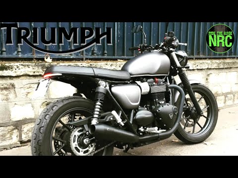 Triumph Street Twin with full NRC LED Tail Tidy and front fork turnsignals