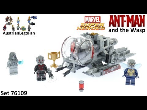 Vidéo LEGO Marvel 76109 : A la découverte de Quantum Realm (Ant-Man and the Wasp)