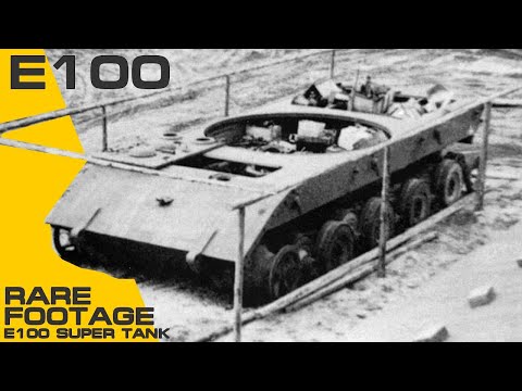 Rare Panzer E-100 ( Gerät 383 ) footage.