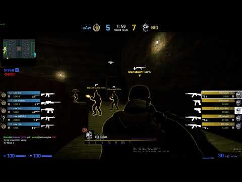 CS:GO BOTs - BIG tiziaN vs sAw