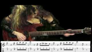 THE GREAT KAT SHREDS PAGANINI'S "CAPRICE #24" WITH GUITAR TABLATURE & MUSIC NOTATION