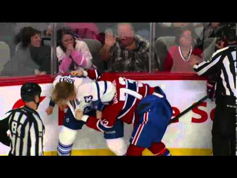 Mike Kostka Fights Brendan Gallagher - Feb/09/2013