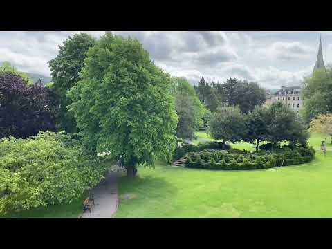 The Attentive Traveler- Bath. England- Parade Gardens and Pulteney Bridge