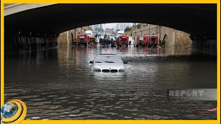 Հորդառատ անձրևների հետևանքով Բաքուն հեղեղվել է