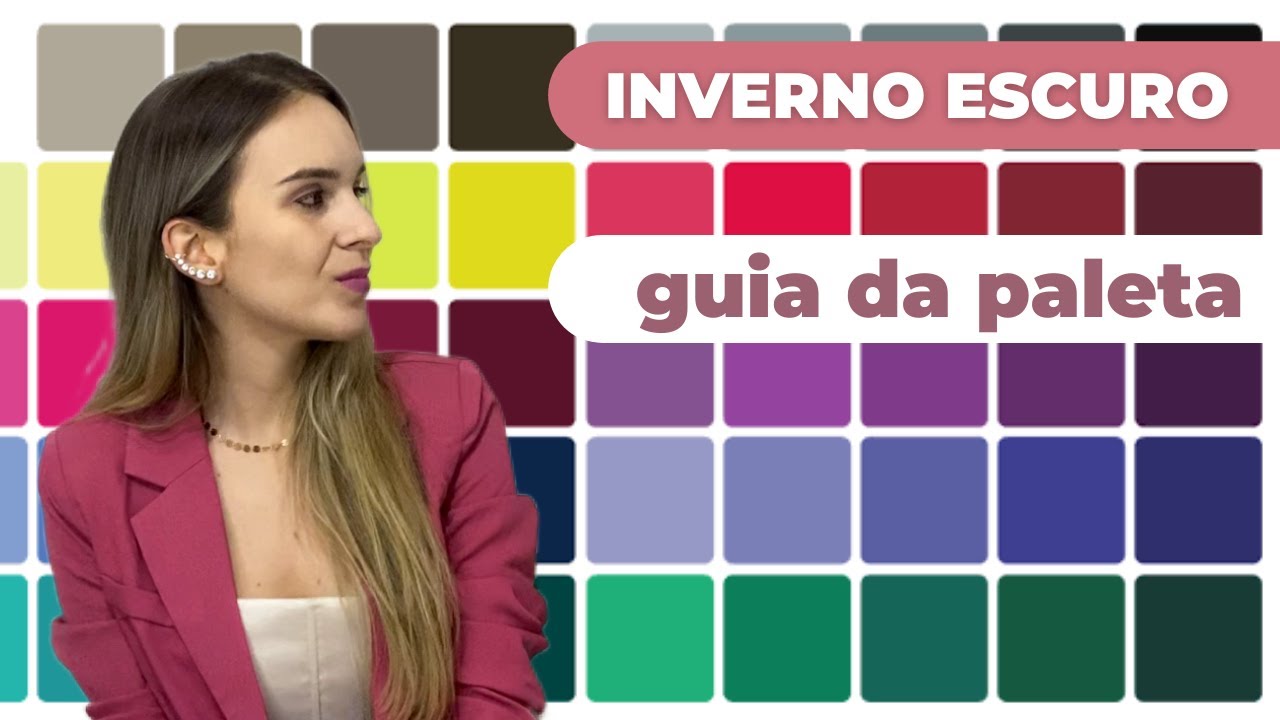 Coloração pessoal: paleta INVERNO ESCURO (como usar, make, acessórios, cabelo, etc.)