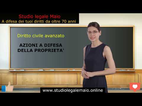Azioni a difesa della proprietà
