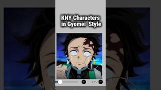 Swapping KNY characters for Gyomei colors. #kny #knyoc #drawing #kimetsunoyaiba