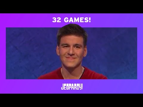 James Holzhauer’s Record-Breaking 32-Game Streak | JEOPARDY!