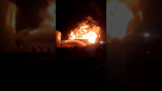 Fire rages after drone strikes Libya’s largest oil refinery