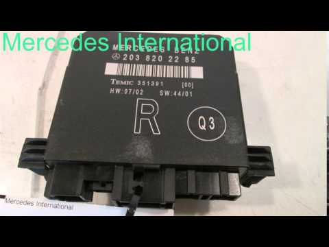 2004 Mercedes C230 DR MODULE RH REAR 2038202285 - mbiparts.com Used OEM Mercedes Parts - Dism... OEM