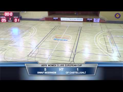 EUROPEAN CUP WOMEN FUTSAL 2013 (13-12-2013) Swaf Ladies Beernem - C F Castellgali