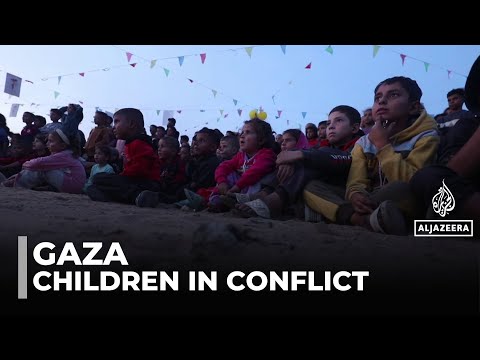 Children's cinema in Gaza: Project offers youngsters distraction & some respite