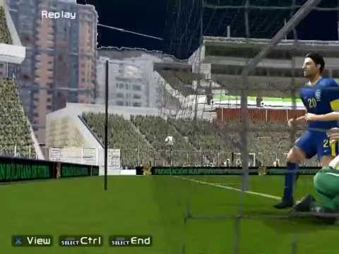 Gol Olímpico de Ronaldinho - Pro Evolution Soccer 6.