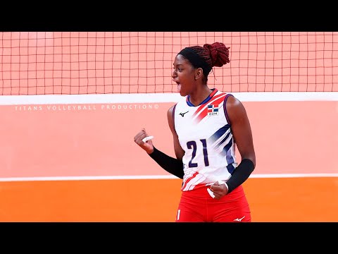 Jineiry Martinez - Amazing Volleyball Middle Blocker | Best Volleyball Actions at VNL 2022