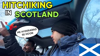 Indian guy gives me a lift in Scotland🏴󠁧󠁢󠁳󠁣󠁴󠁿 | Scottish Highlands⛰️ and Fort William Hitchhiking