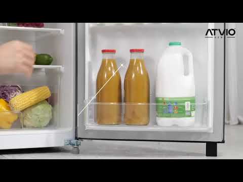 thumbnail video image 2 of Refrigerador Semiautomático Atvio 6.6 Pies con Despachador Color Silver, 2 of 5