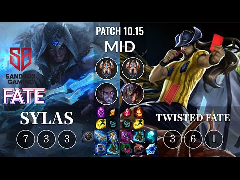 SB FATE Sylas vs Twisted Fate Mid - KR Patch 10.15