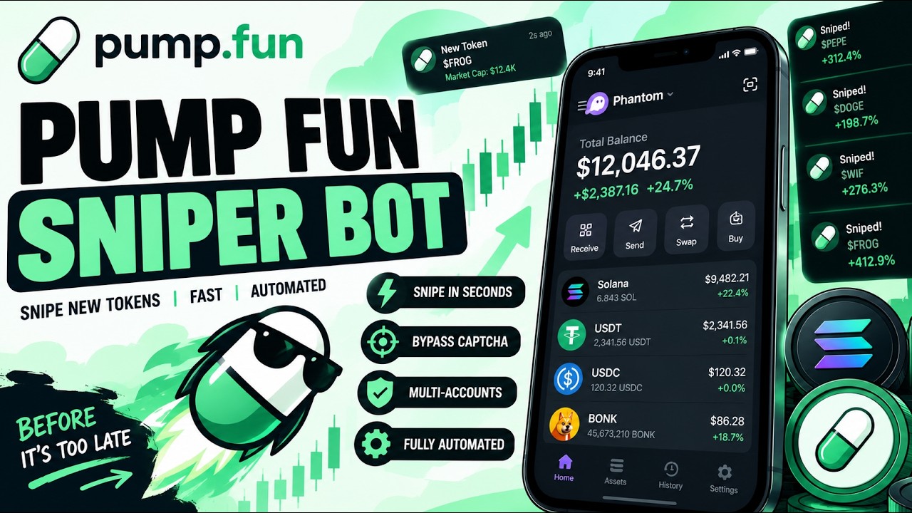Pump Fun Sniper Bot Setup & Guide | How to snipe all tokens immediately after they launch