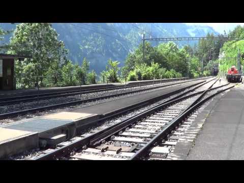 Bahnverkehr am 21.06.14 -- „Gotthard und Lötschberg"