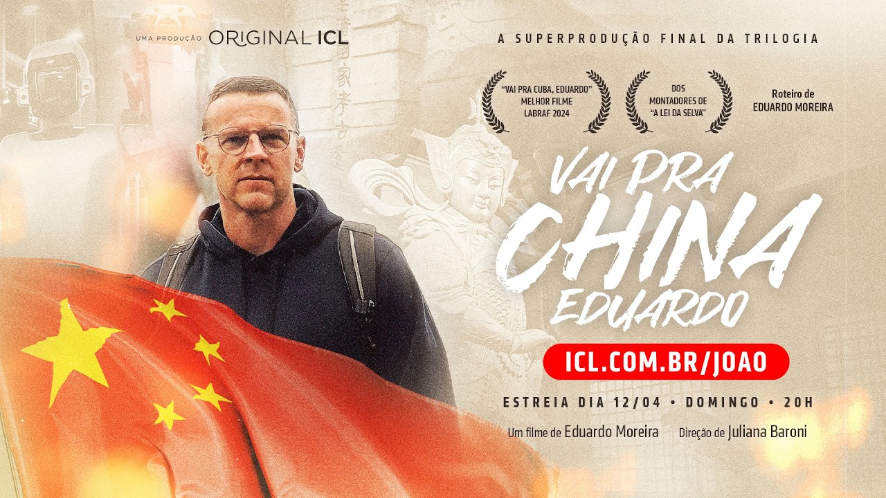 VAI PRA CHINA, EDUARDO - ESTREIA - DOMINGO 12/04 ÀS 20h