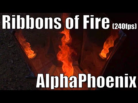 Ribbons of Fire (Fire tornado in slow motion)