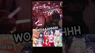 HoloEN Reacts to Takamori Fans Kissing IRL #hololive #vtuber #vtuberclips