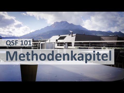 QSF101: Methodenkapitel schreiben (qualitative Sozialforschung)