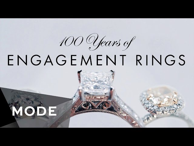 Watch 100 Years Of Engagement Ring Trends In Less Than Three Minutes Mode Just Released A Video Chronicling Century S Worth Of The Most Por Engagement Ring Styles By Decade