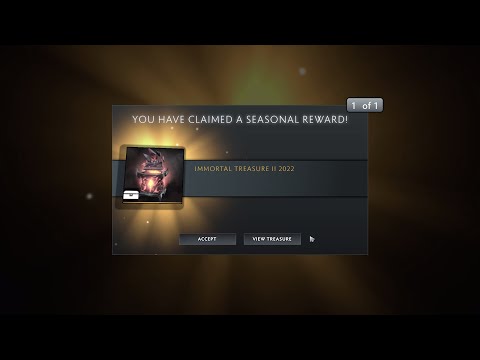 Battle pass 2022 - Immortal treasure II opening