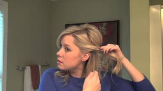 Real Simple Holiday Hair Tutorial Video: Half-Up