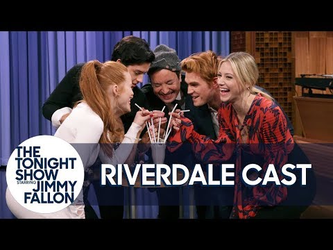 The Cast of Riverdale and Jimmy Kick Off the Riverdale Milkshake Challenge