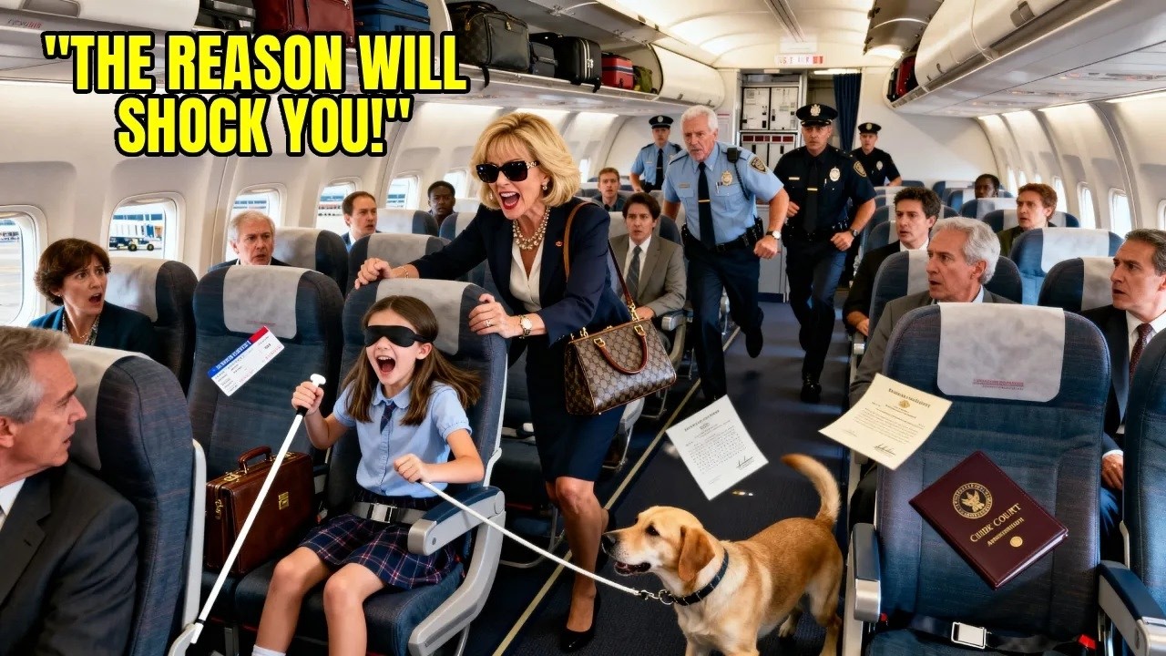 Karen Stole Blind Girl’s Seat on Flight 178 — The Reason Will Shock You, Paid The Price
