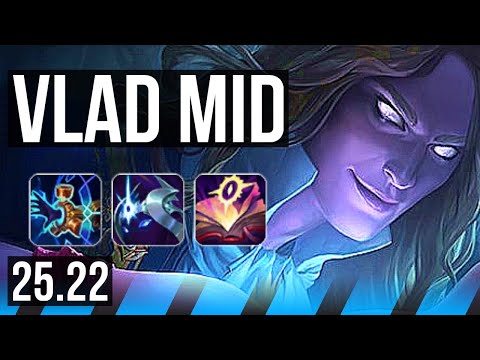 VLADIMIR vs ZED (MID) | Legendary | KR Master | 25.22