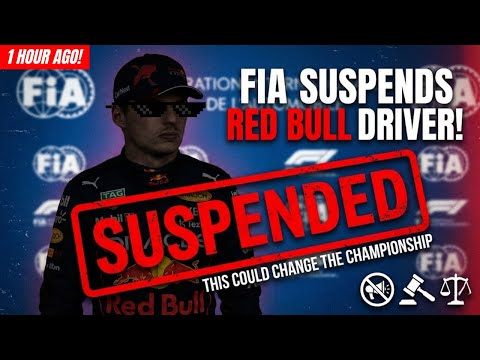 RED BULL DRIVER SUSPENDED! THIS SCANDAL COULD CHANGE THE TITLE RACE | F1 News