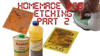 Homemade PCB Etching (through hole parts) - Part 2
