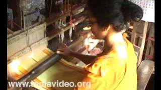 Rich brocade - handloom weaving in Azhikode