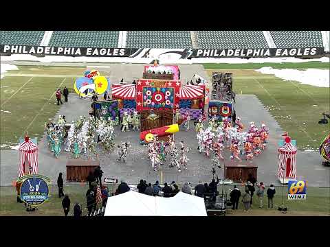 2026 Quaker City String Band "The Joker’s Funhouse" | Overhead View