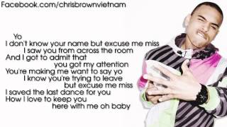 Chris Brown - Yo (Excuse Me Miss) [Lyrics Video]