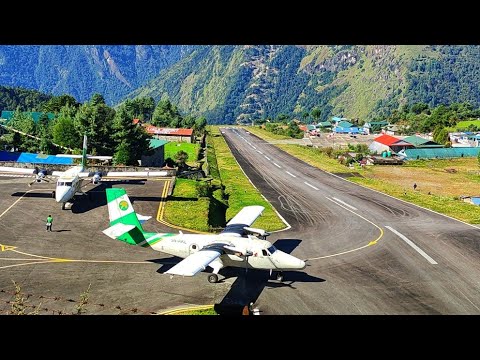 Lukla Airport... Takeoffs October 12, 2025 | Most dangerous airport in the world, Lukla Nepal