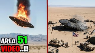Unknown Object Crash Near Area 51, Footage Revealed The Truth!
