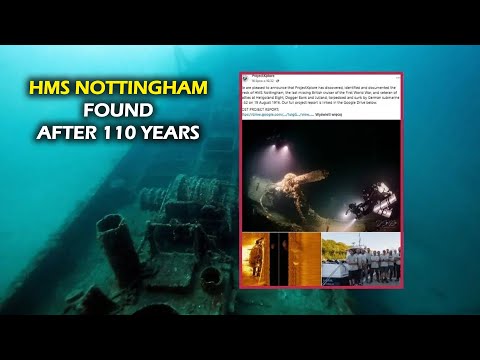 HMS Nottingham Found After 110 Years | WW1 Royal Navy Warship Discovered by Divers  newsdrift