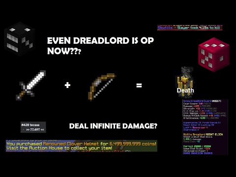 How I ONE SHOT a T4 blaze with a DREADLORD sword. And how you can too! (Hypixel Skyblock)