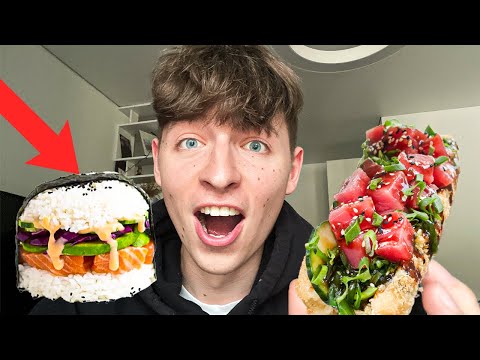 Išbandžiau Sushi Burgerį ir Dešrainį  | Talzunas | Pildyk