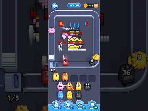 Pixel Flow Level 705 Walkthrough